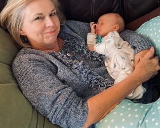 Sorry just had to throw this in...chill time with my new grandson!