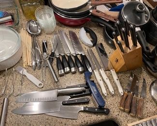 Henckel, Cutco, Gourmet Traditions, etc.