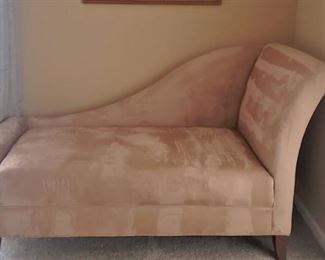 Suede Chaise