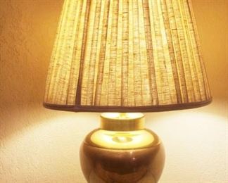 MCM Solid Brass & Copper Lamp