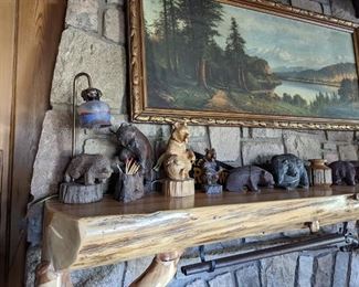 CARVINGS AND ART WORK