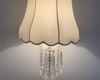 Vintage Crystal Prisim Boudior Lamp...We have a pair