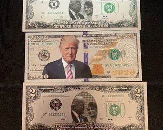 Donald Trump Silver Federal Reserve $2.00 Note