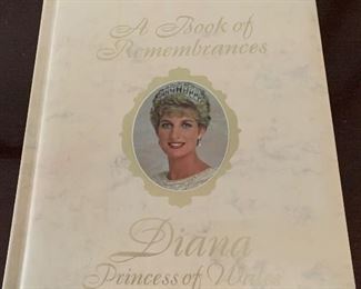 Princes Diana  "A Book of Remembrances"