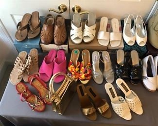 Amazing collection of shoes....most never worn...size 7 - 7.5