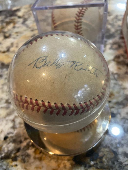 authentic signed babe ruth baseball, 3 months before his death.. have paper work
