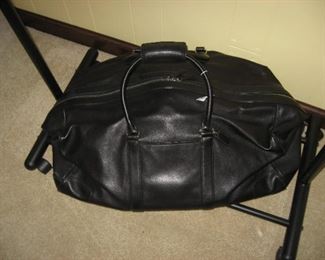 Large Black Coach duffel bag  Great Condition!!