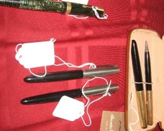 Assortment of Parker pens