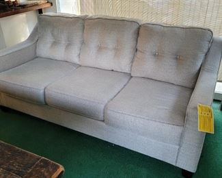 New light grey sleeper sofa!