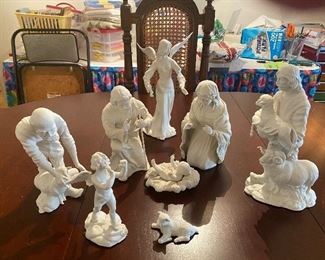 Boehme Porcelain Nativity figurines
