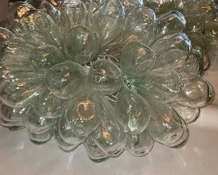 Recycled Glass Grape Lamps by Syrian Glassworks 
