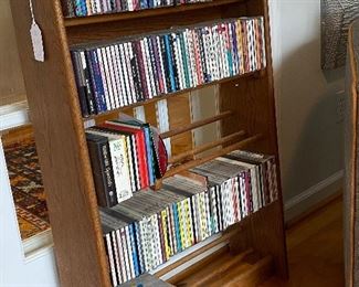 BOOKCASE OF CD’s