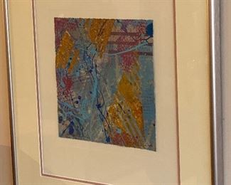 PAIR OF FRANK ROLAND ABSTRACTS