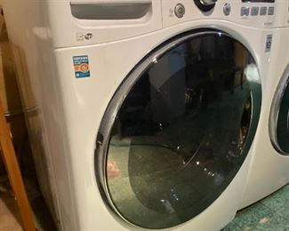 LG STEAM WASHER ONLY. DRYER STAYS WITH HOUSE