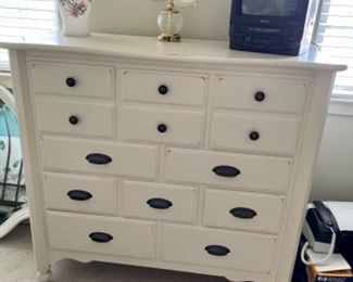 large white dresser