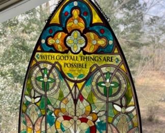 stained glass piece
