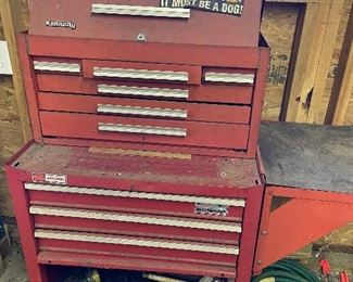 2 piece metal toolbox