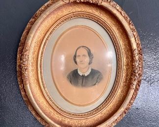 Antique photograph on an equally nicely aged frame