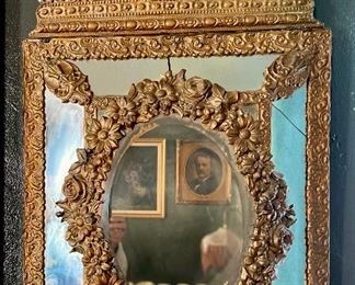 Antique Rococo mirror