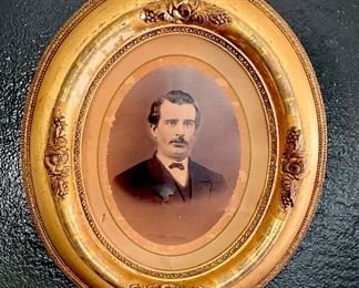 Antique photograph and frame