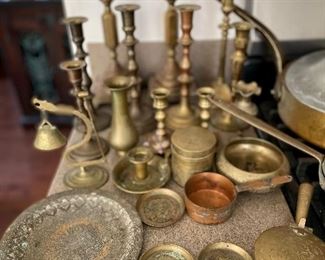 Unique brass artifacts