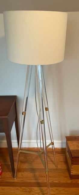 Acrylic Tripod lamp.