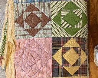 Antique handmade quilt From Texas.
