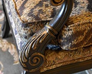 pair (2) chairs by Councill Furniture, custom, Made in the USA