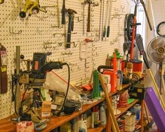 garage/workroom tools