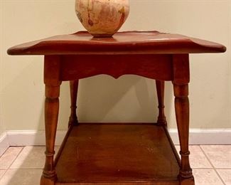 Solid wood End Table