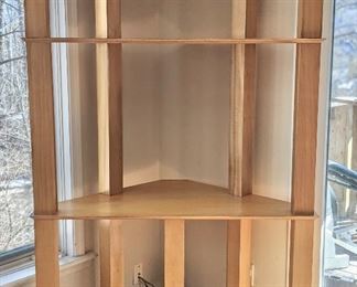 Hand-made Corner Entertainment Center on Casters