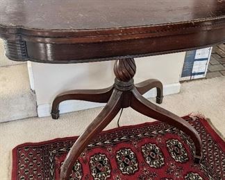 Chippendale Flip-Top Card Table