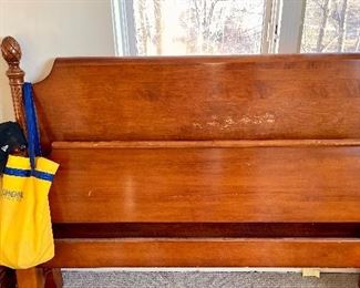 Solid Wood Full Size Bed Frame and Rails