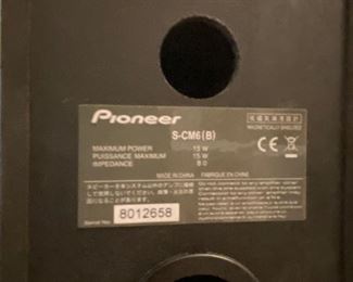 Pioneer speaker info