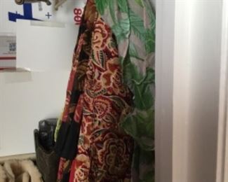 Bedroom closet - scarves