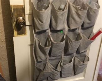 Storage area - door full of merchandise