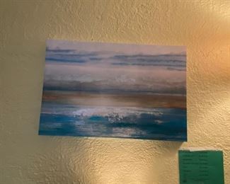 Ocean scene on canvas
