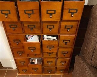 CD cabinet full of CD’s