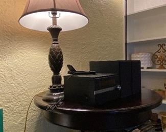 Lamp & table with electronics