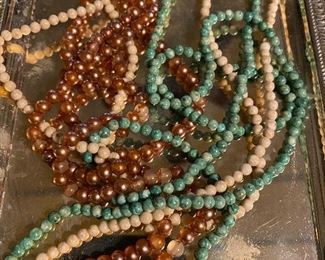 Beaded necklaces