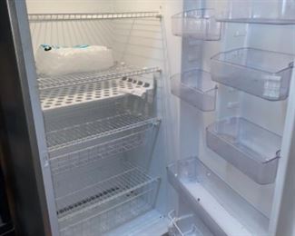 Inside of freezer is nice and clean.