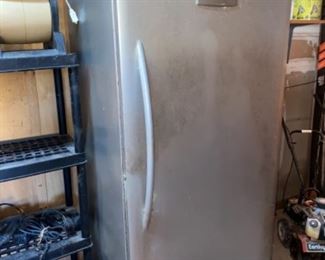 This upright freezer even has the temperature display on the door.