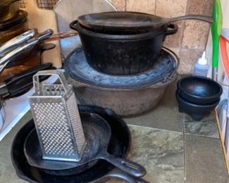 Yep we have cast iron too. I heard a rumor that one of our girls may even be bringing in a few more pieces from her personal collection.