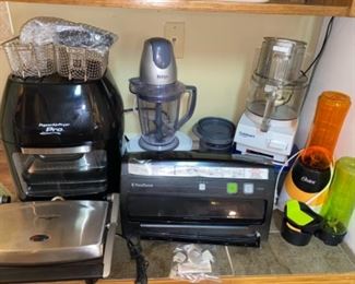 Just a few of the many appliances available.