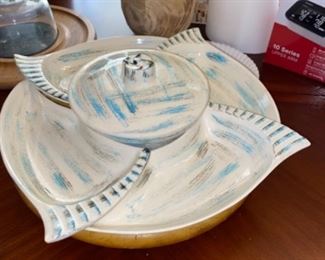 Mid Century modern lazy Susan set