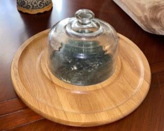 The early charcuterie boards all had glass domes.