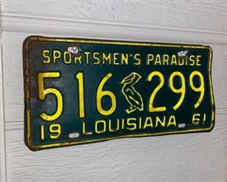 If you collect vintage license plates then this would be a great one to add.