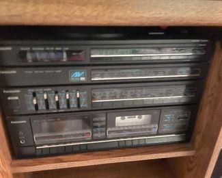 Vintage Panasonic stereo system