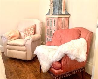 Ultra suede recliner