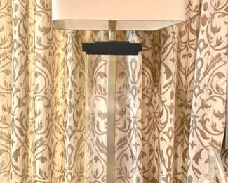 Pair of John Richard acrylic column lamps